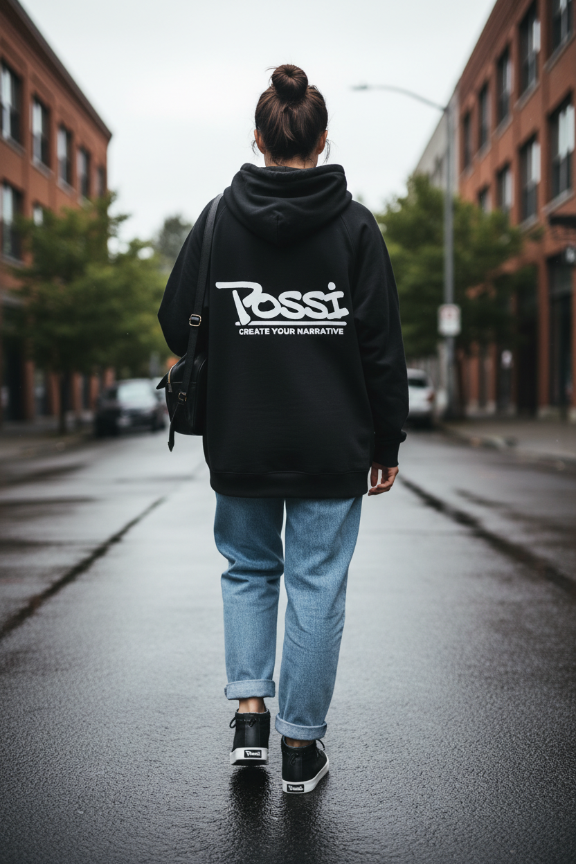 Possi Narrative Hoodie Back - Slide 1